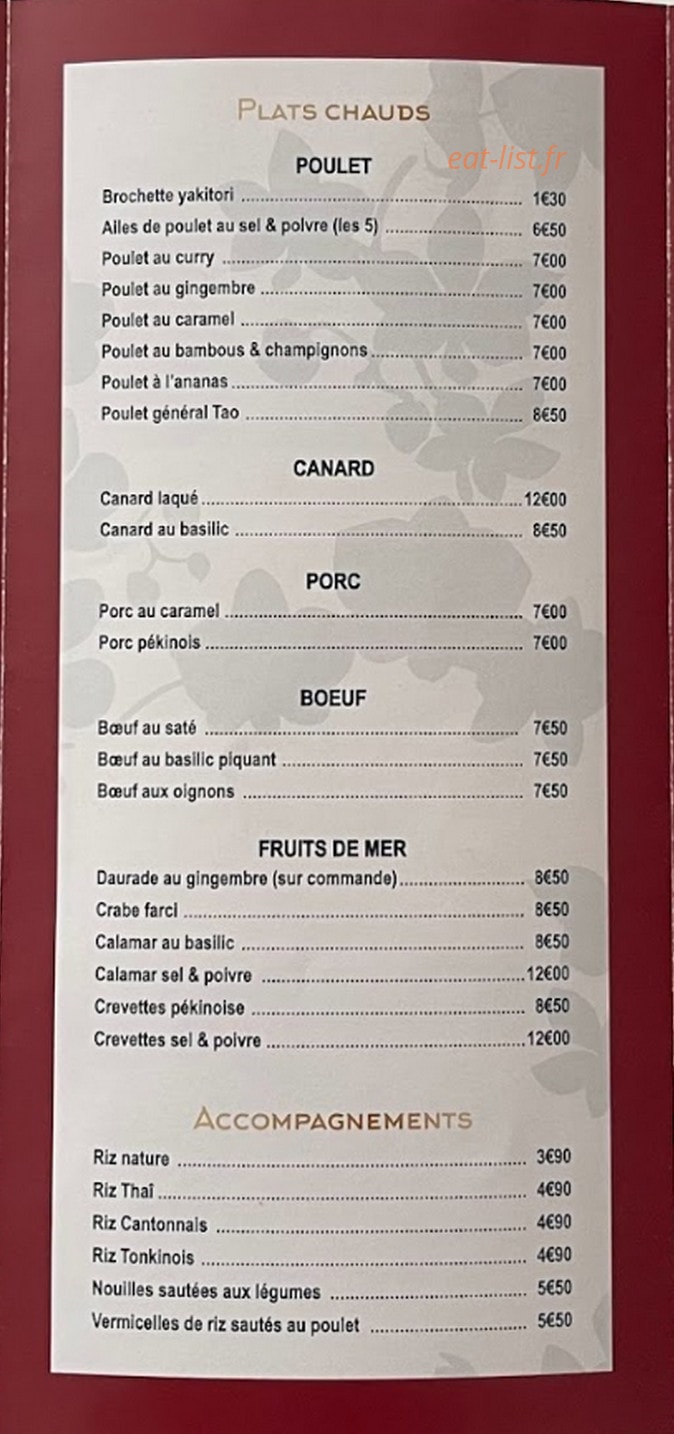 L'orchidée d'Asie — carte page 2