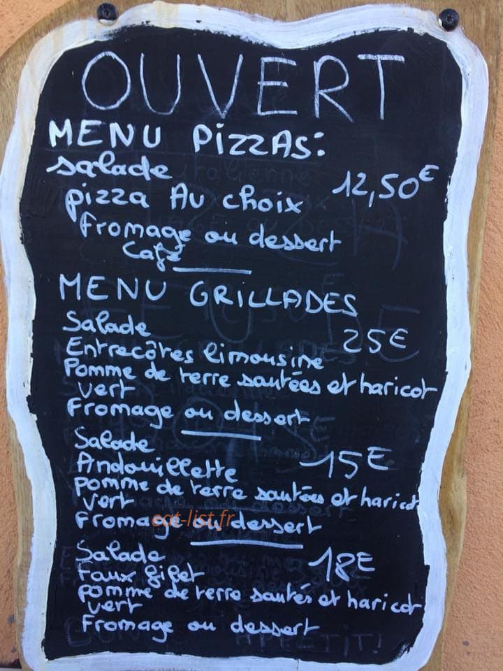 Rest o braises — carte page 1