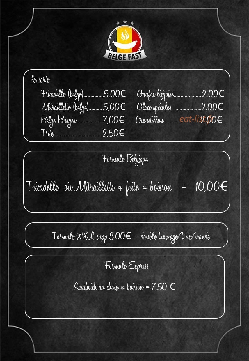 Belge Fast — carte page 2