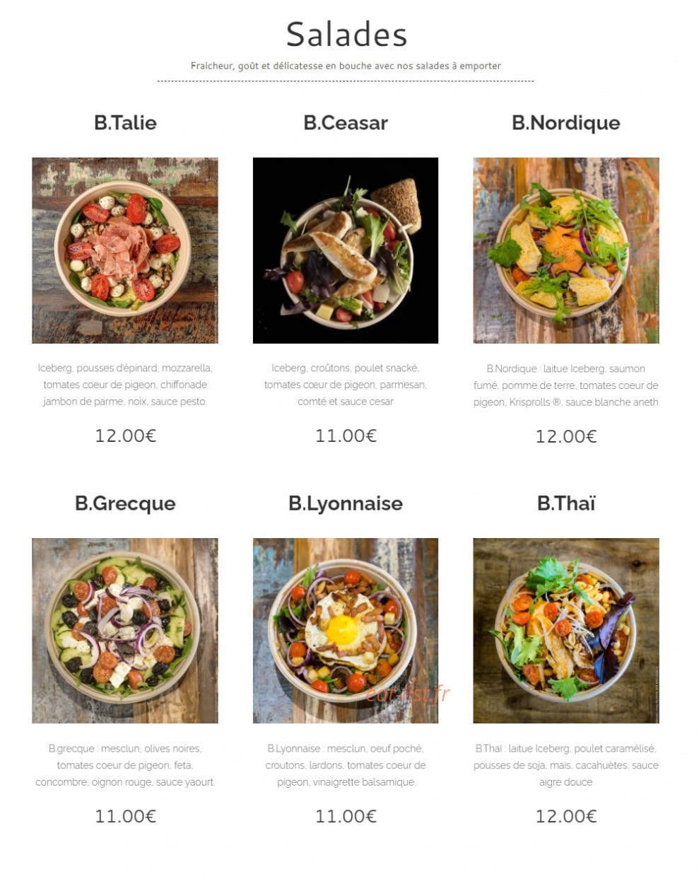 BenBurger — carte page 3