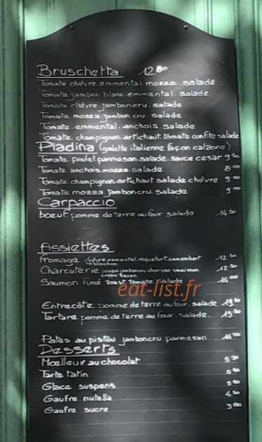 Café  Le duc — carte page 1