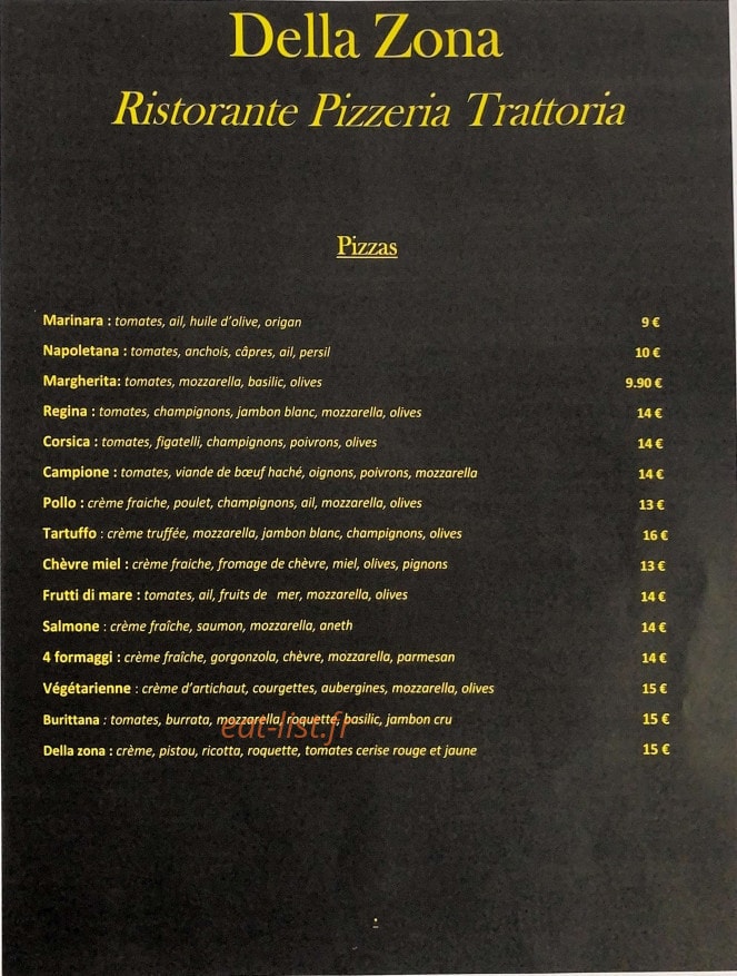 Della Zona — carte page 2