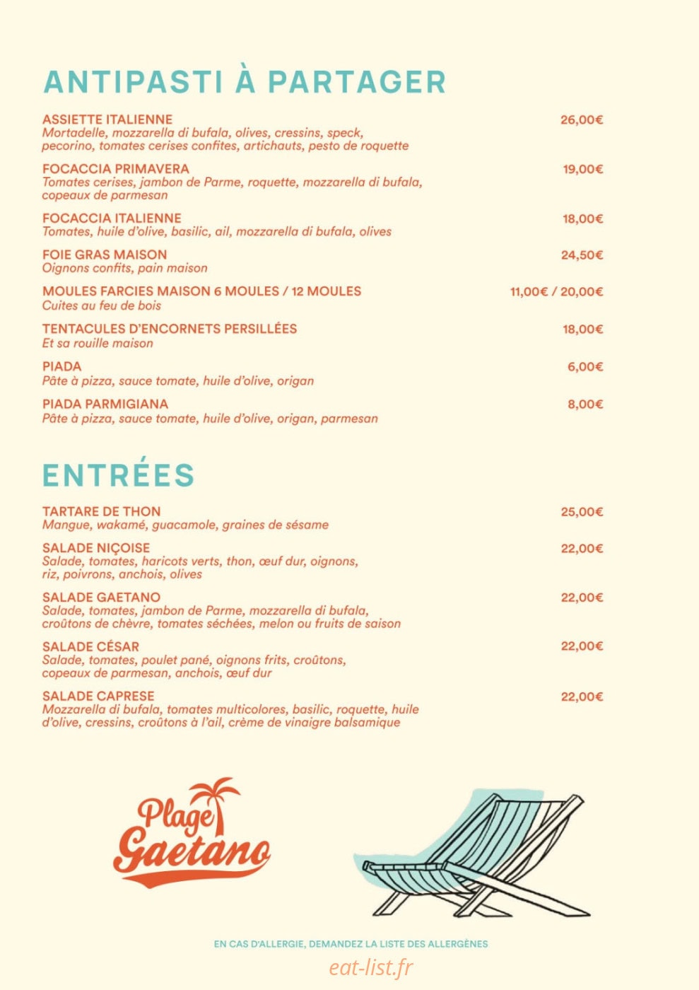 Gaetano — carte page 6