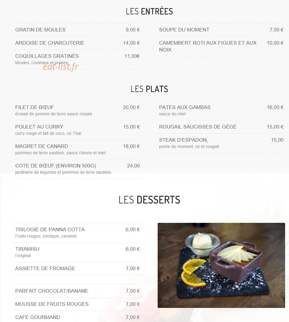 L'acapulco — carte page 1