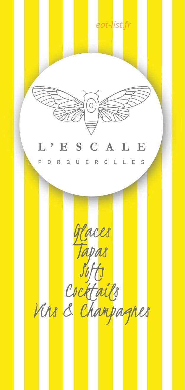 L'Escale Porquerolles — carte page 3