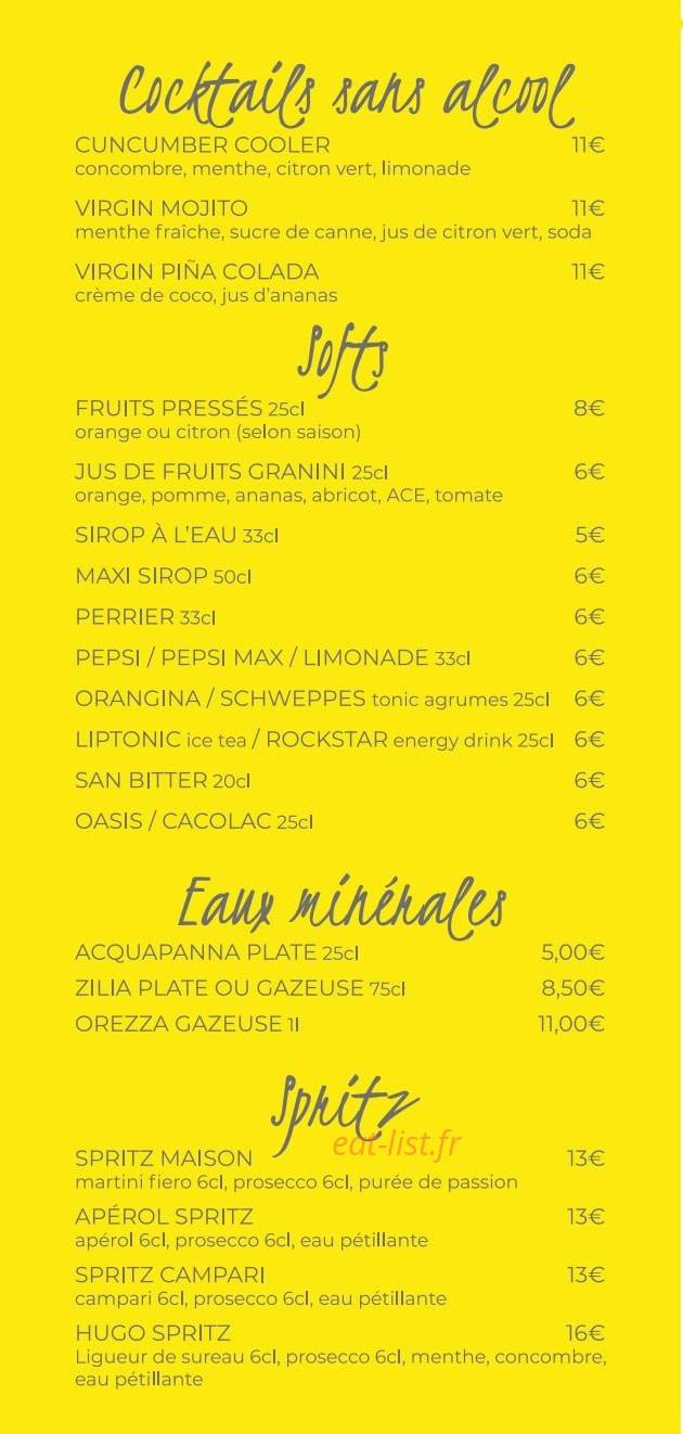 L'Escale Porquerolles — carte page 5