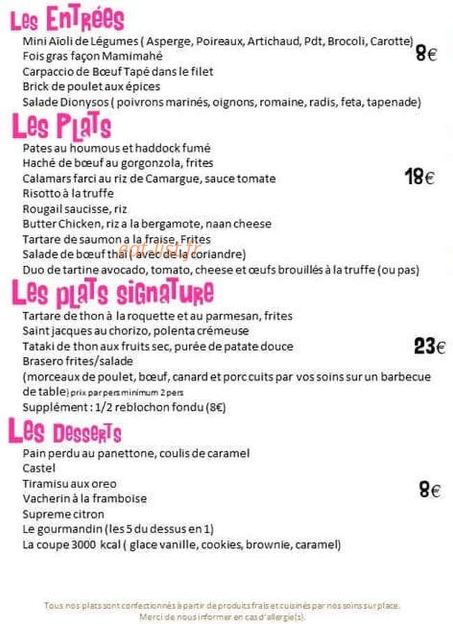 L'estive — carte page 1