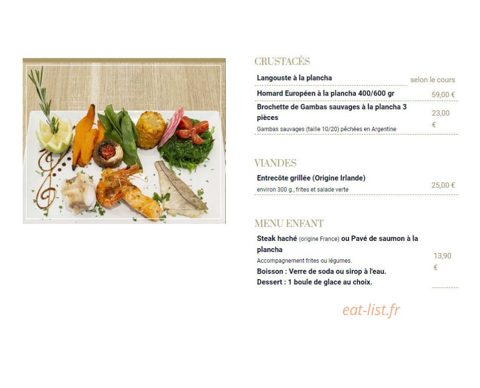 L'Ostréa — carte page 2