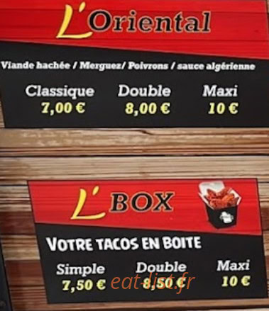 L'tacos — carte page 5