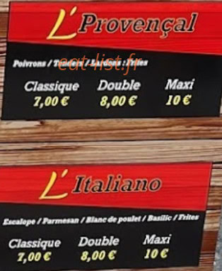 L'tacos — carte page 1