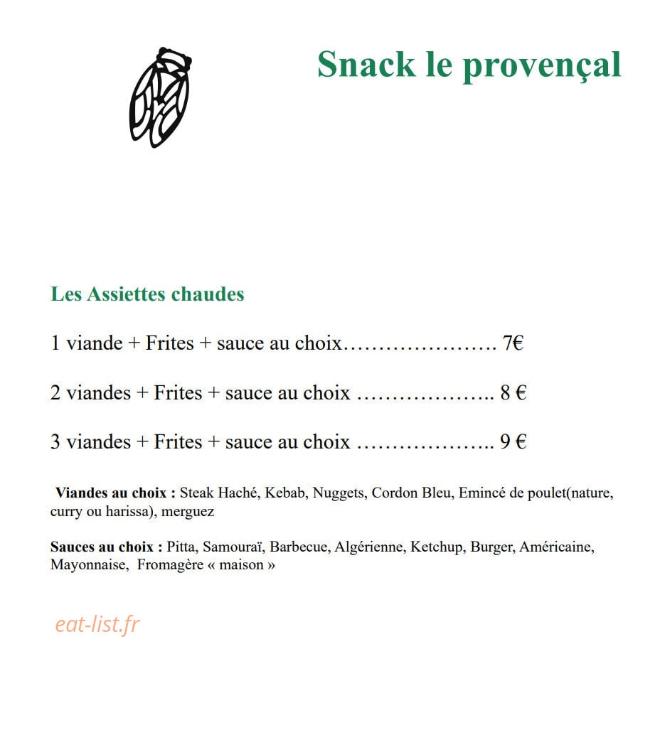 La cigale provençale — carte page 5