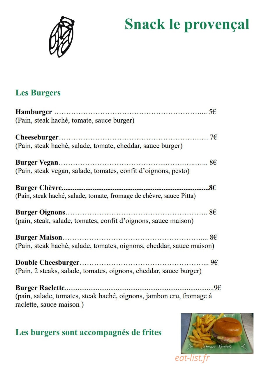 La cigale provençale — carte page 3
