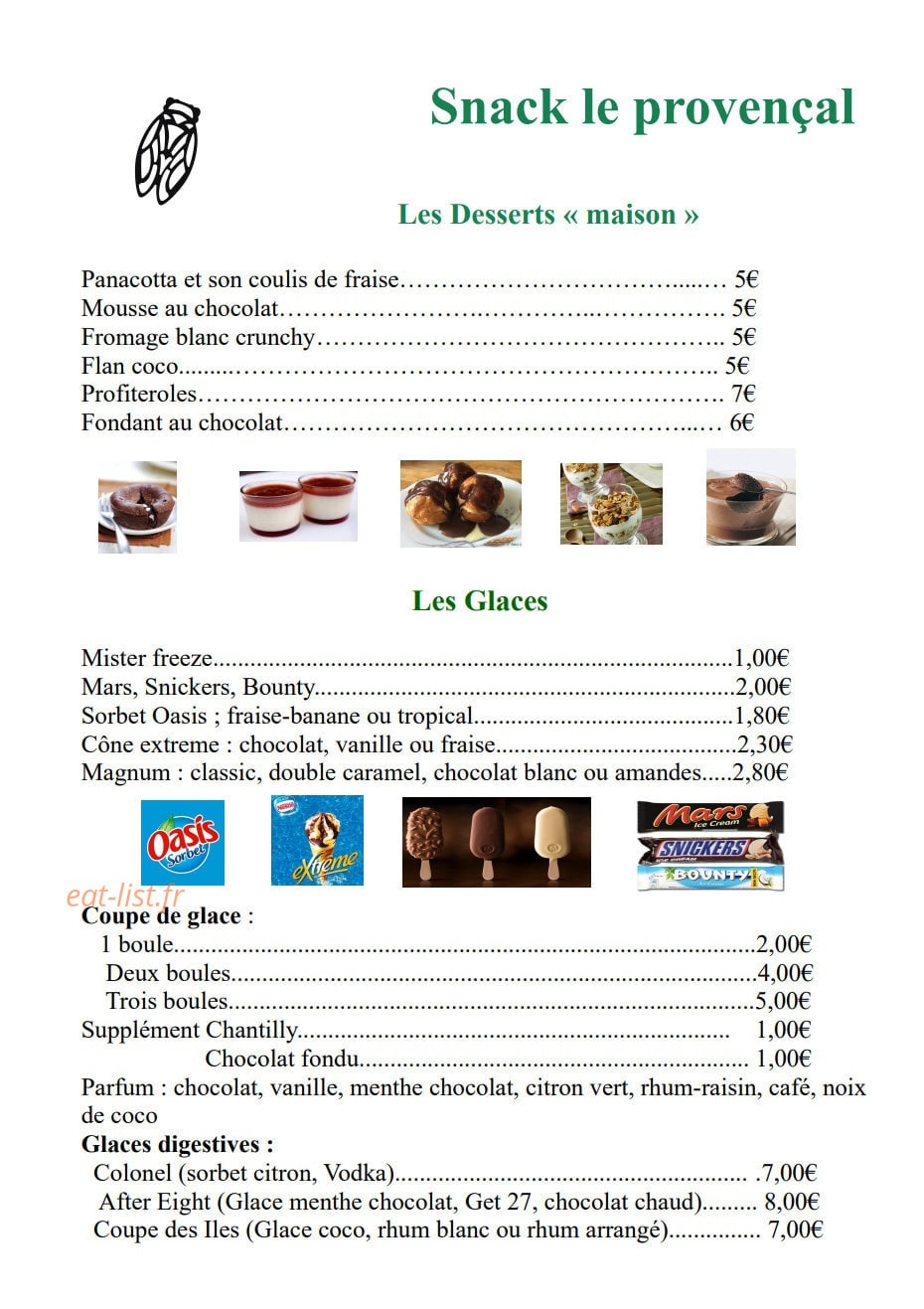 La cigale provençale — carte page 7