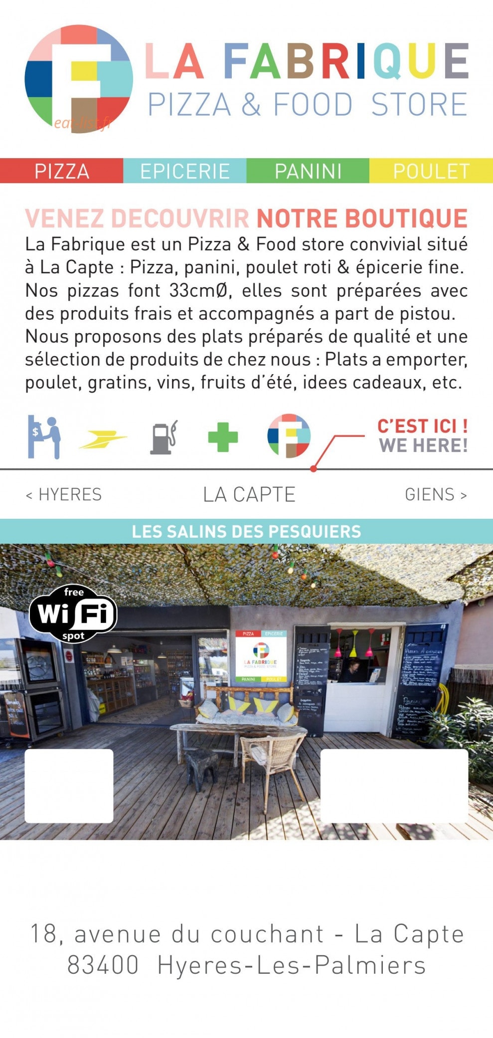 La fabrique — carte page 2