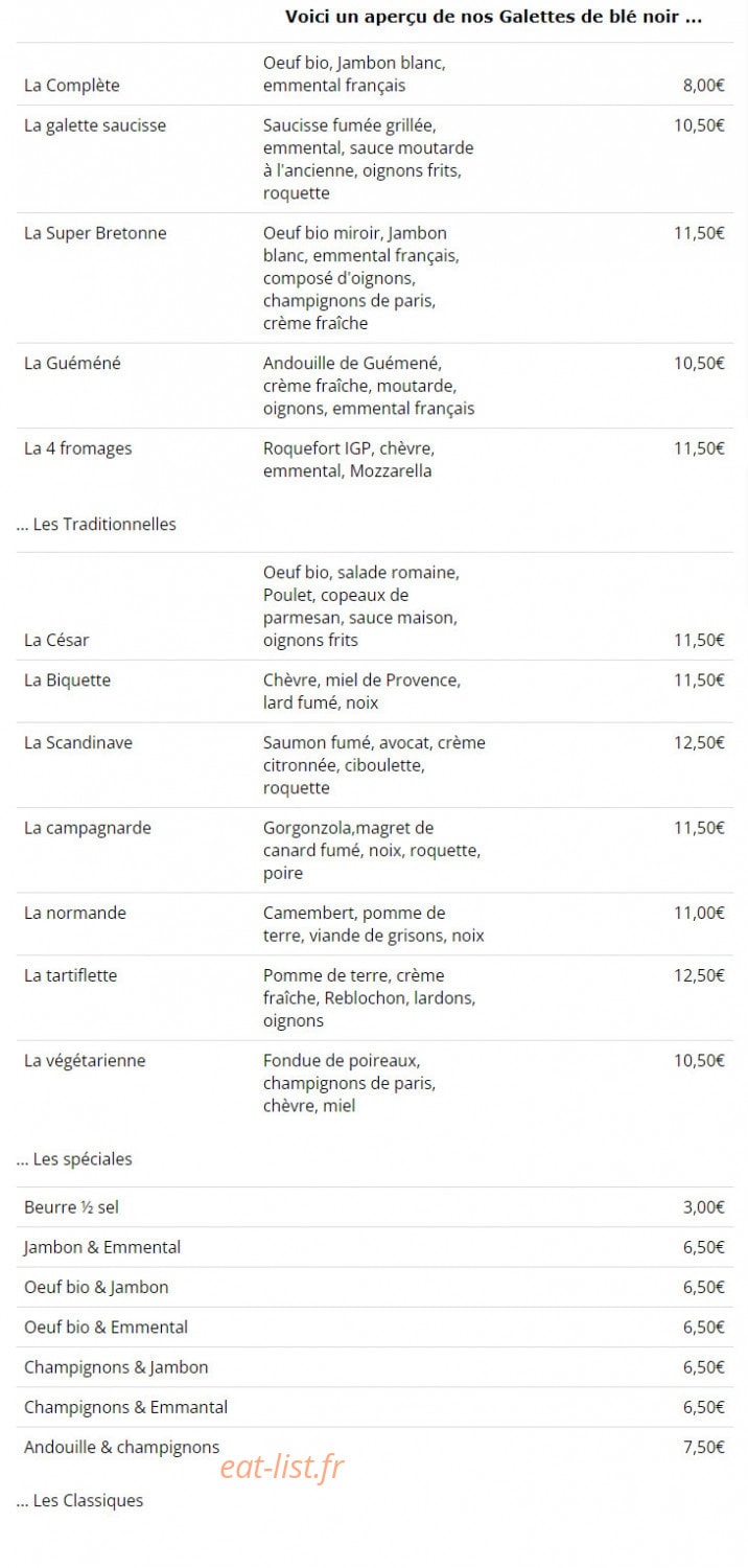 La Marjolaine — carte page 1