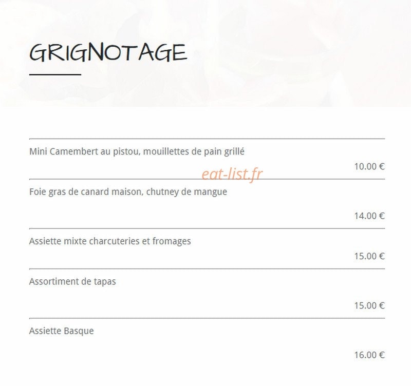 Le Baraza — carte page 8