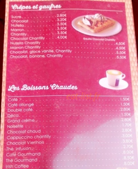 Le Bon Coing — carte page 3