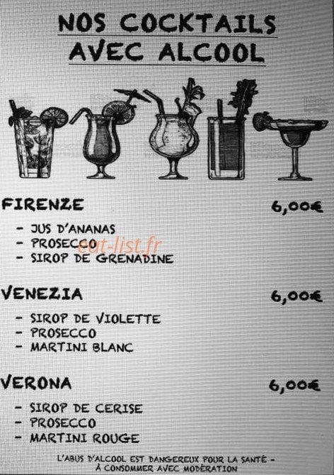 Le Café Italien — carte page 2