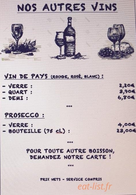 Le Café Italien — carte page 6