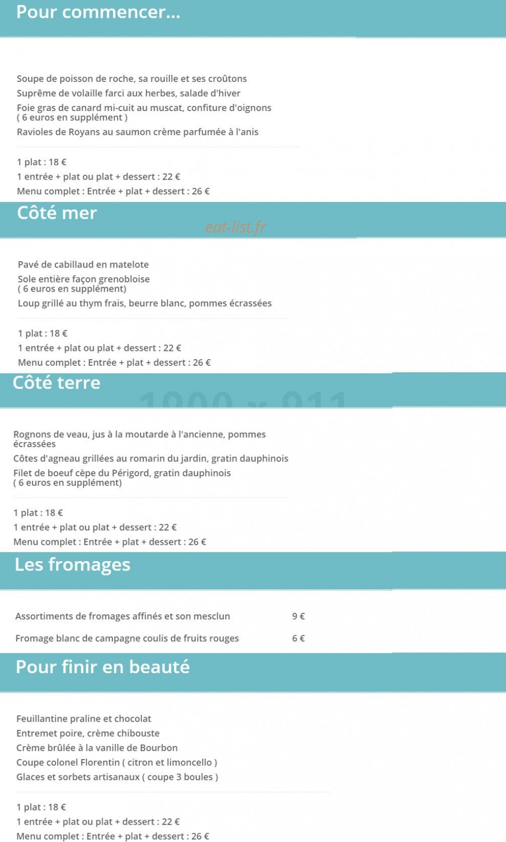 Le Ceinturon — carte page 1