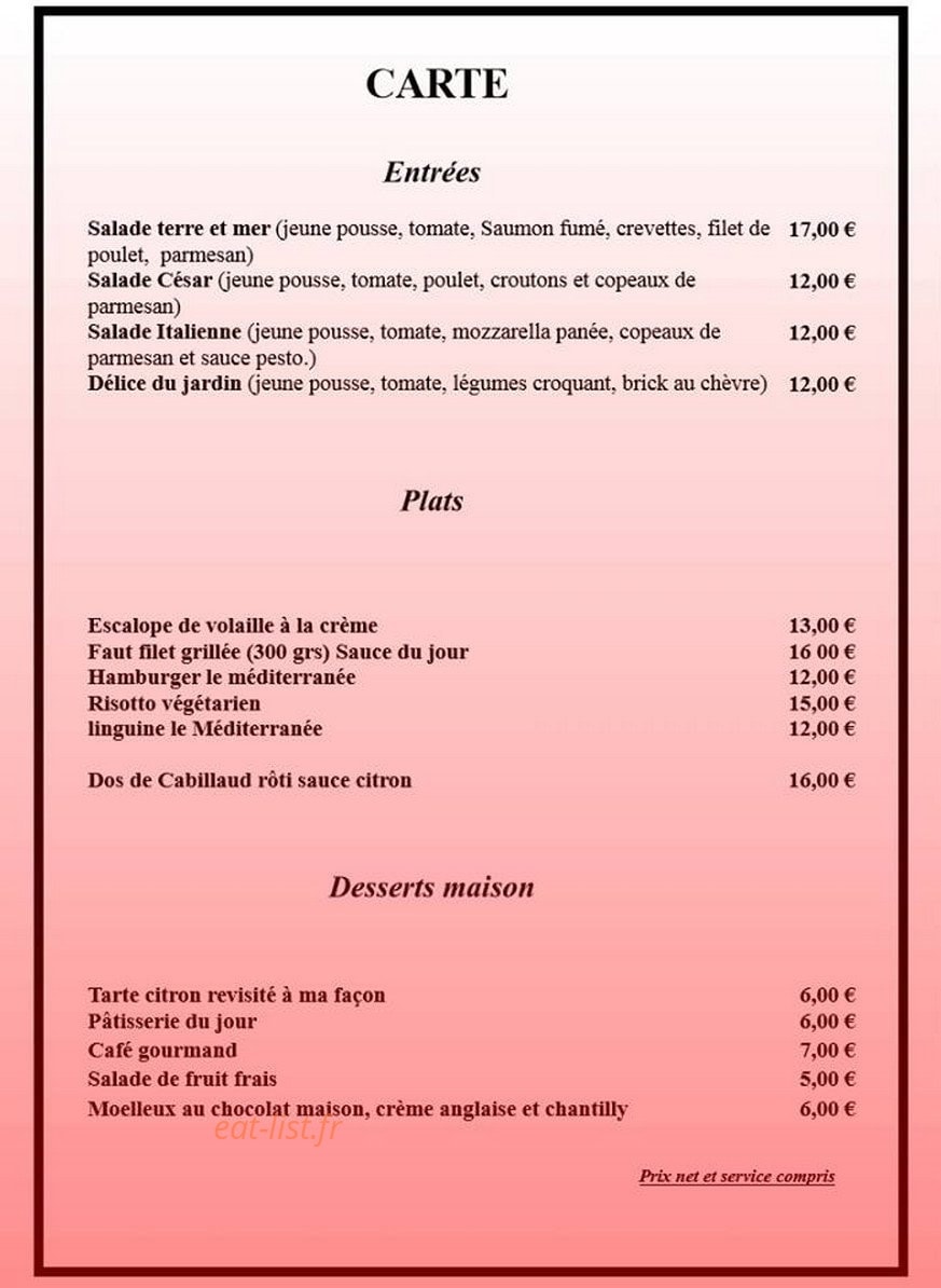 Le Mediterranée — carte page 2