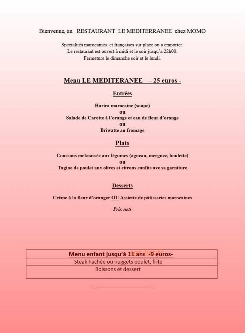 Le Mediterranée — carte page 5