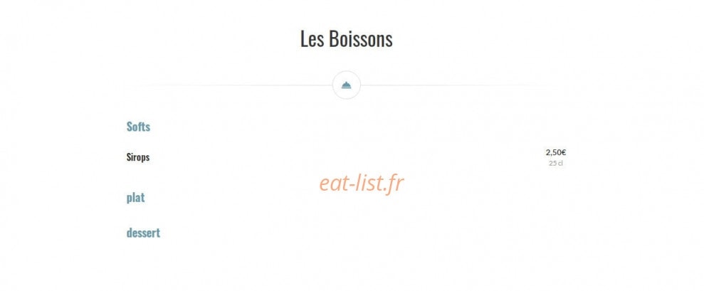 Le Petit Bain — carte page 6