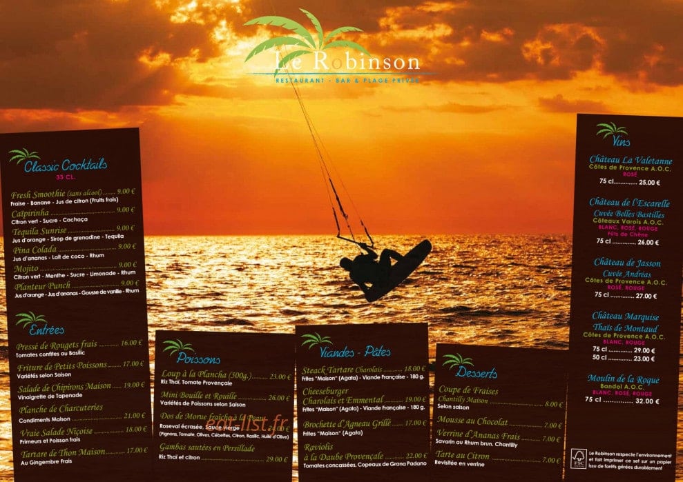Le Robinson — carte page 1