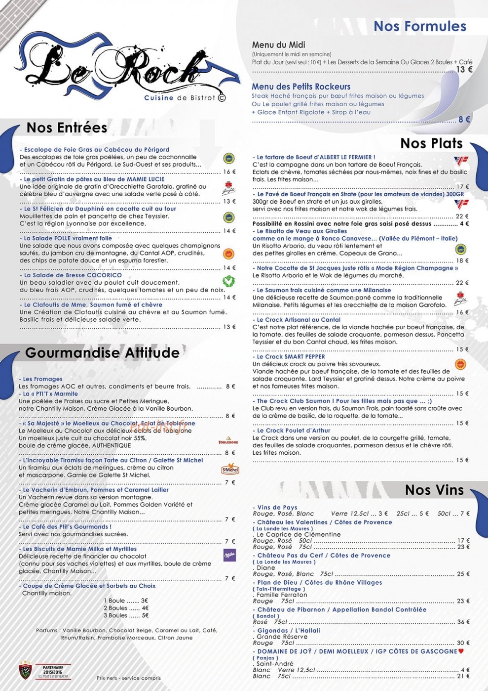 Le Rock — carte page 1