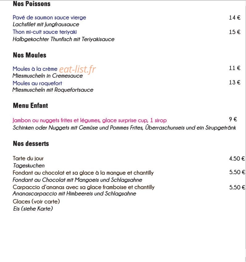 Le Solarium — carte page 2