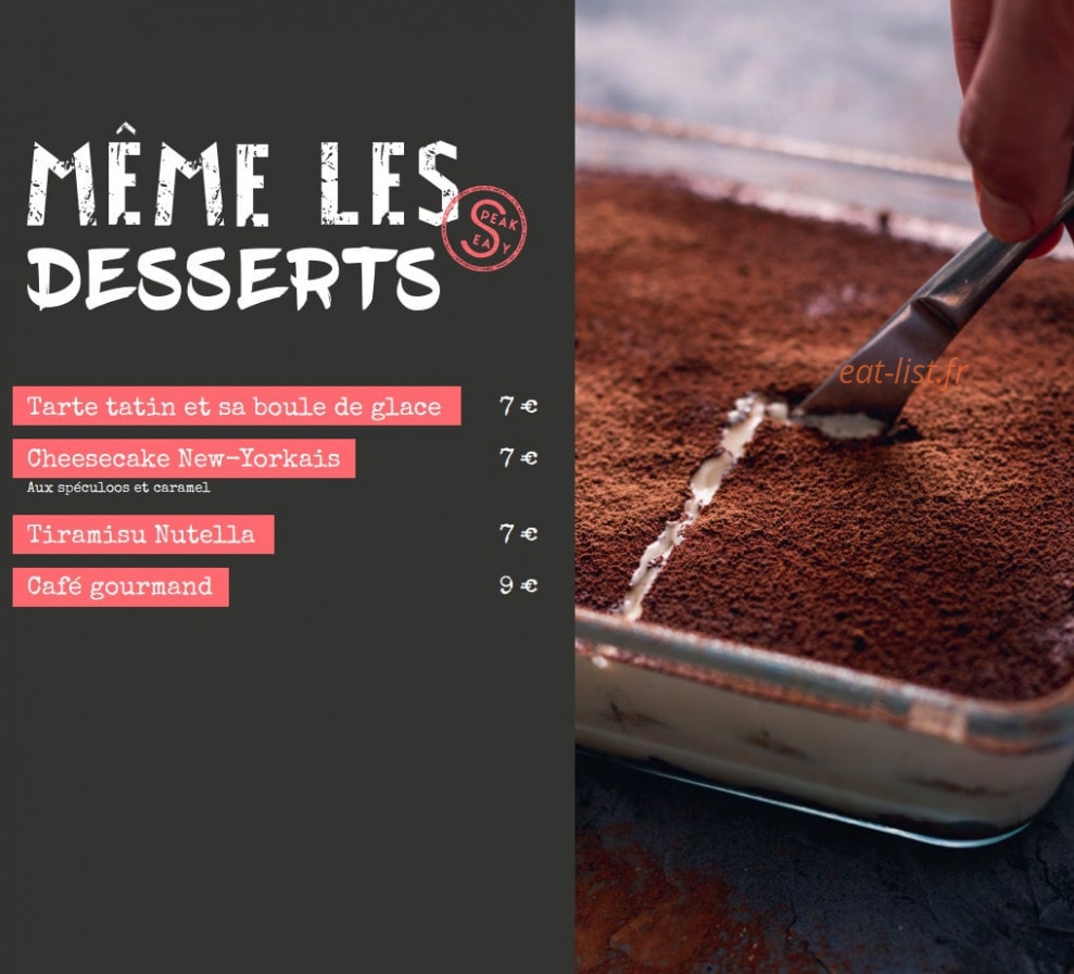 Le Speakeasy — carte page 8
