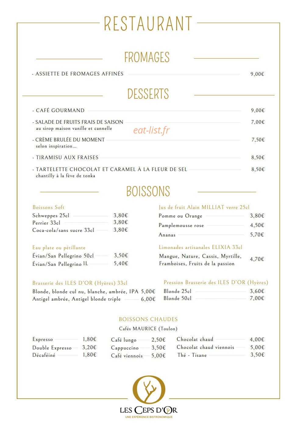 Les Ceps d'Or — carte page 3