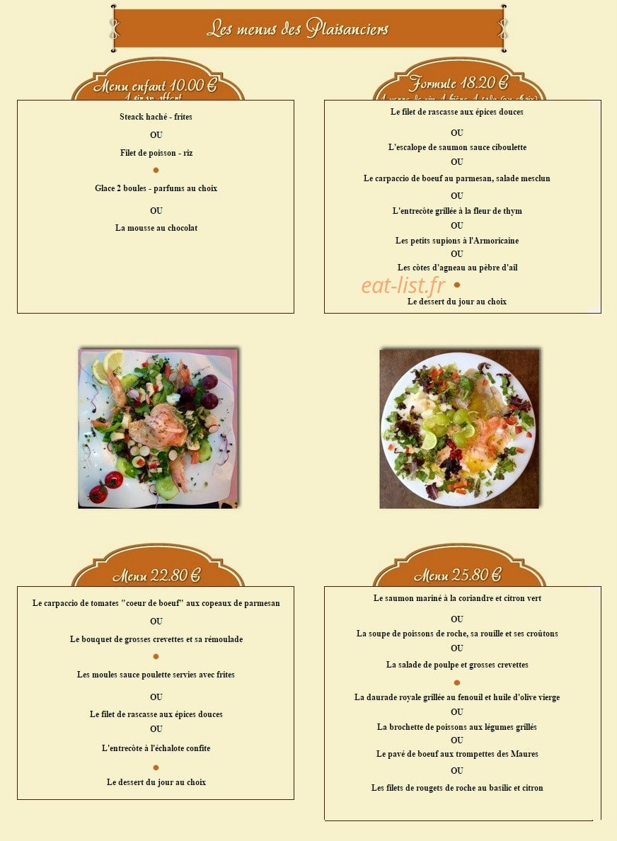 Les Plaisanciers — carte page 4