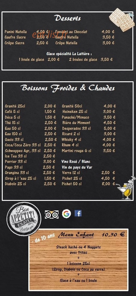 Miam Miam Beach — carte page 3