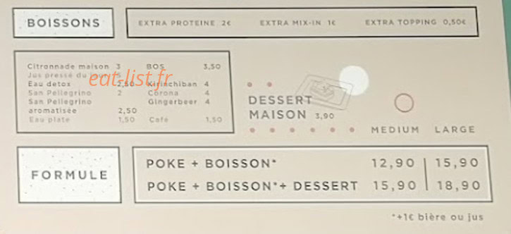 Moana Poke House — carte page 4