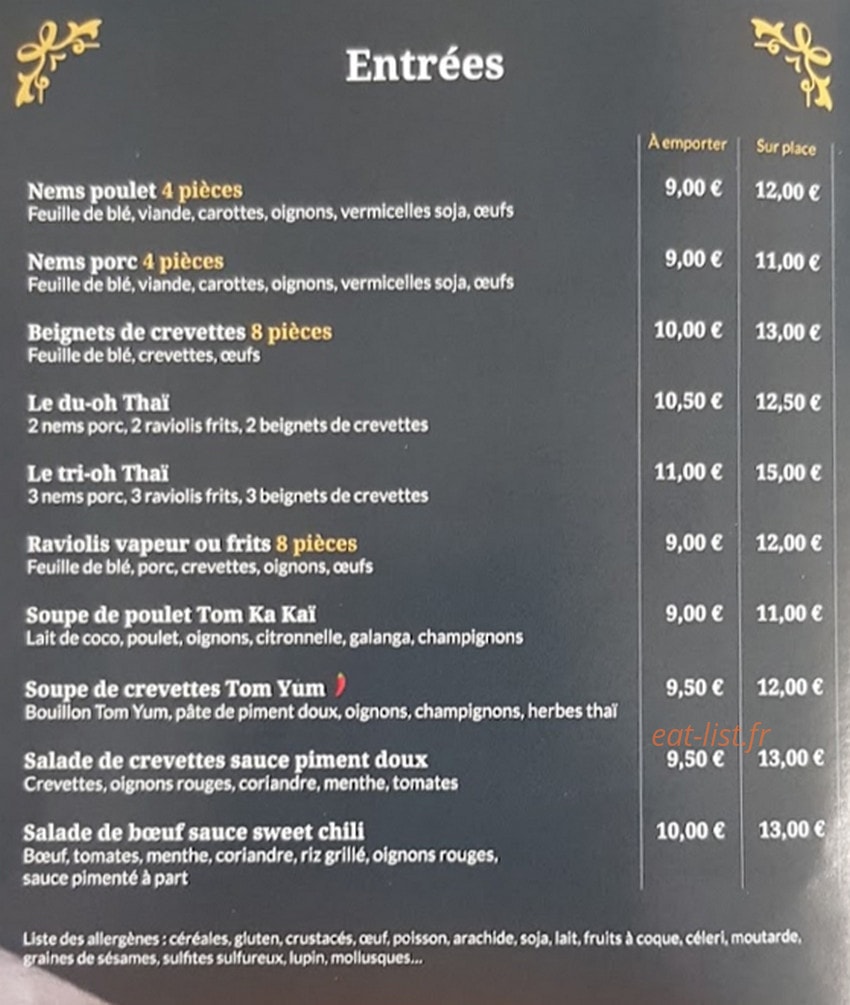Oh-thai — carte page 2