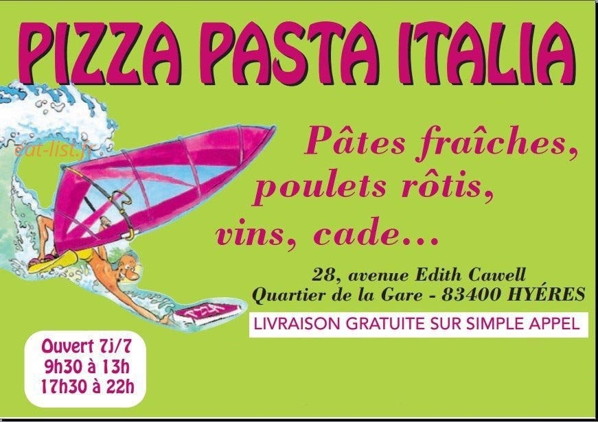 Pizza Pasta Italia — carte page 1
