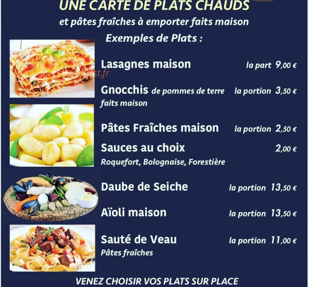 Pizza Plage — carte page 3
