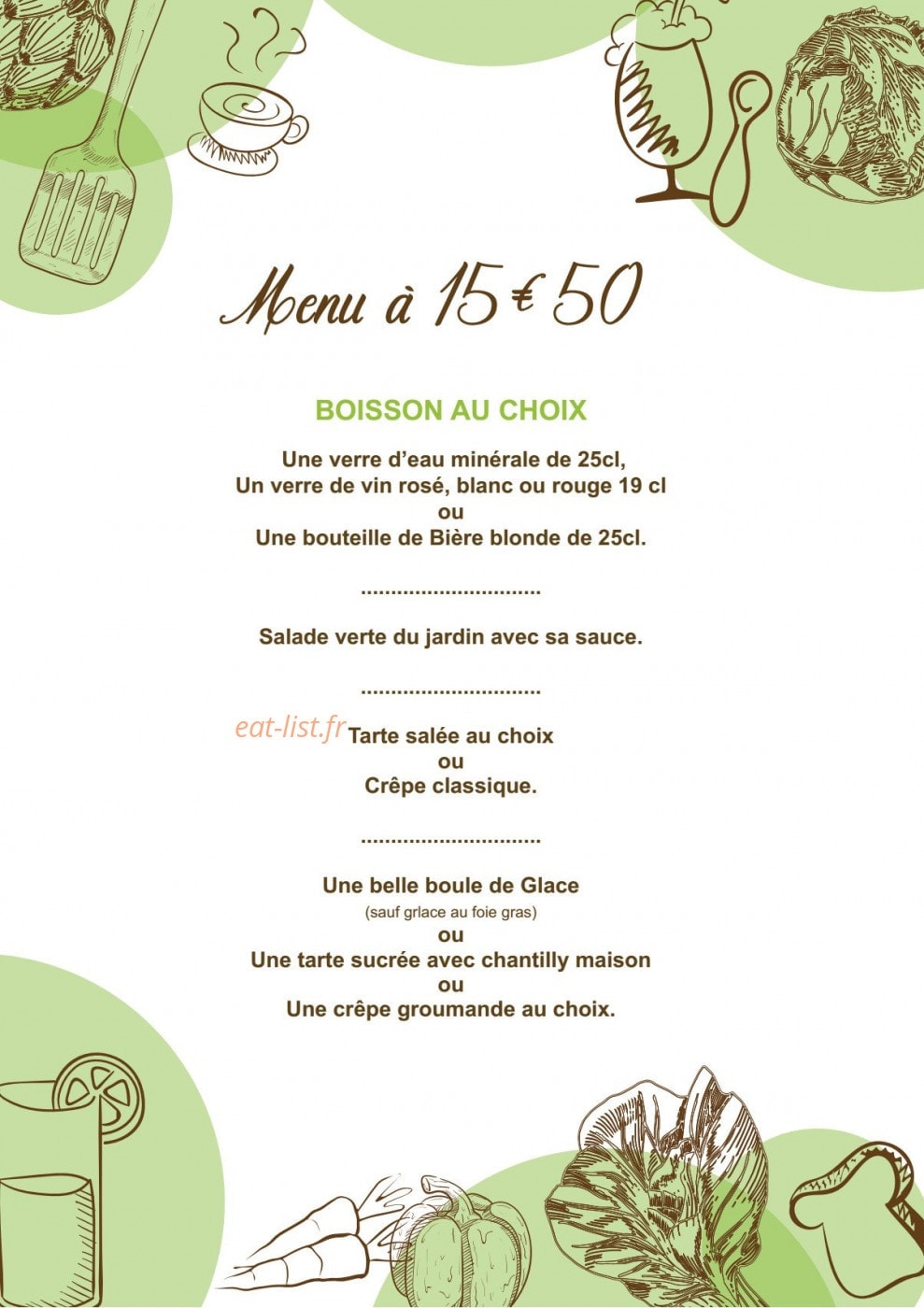 Plaisir Glacé — carte page 3