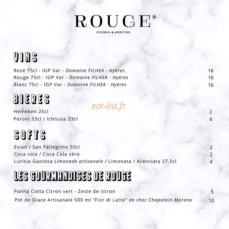Rouge Pizza Hyeres