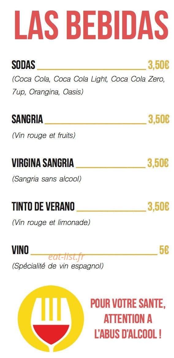 Tapasoif — carte page 3