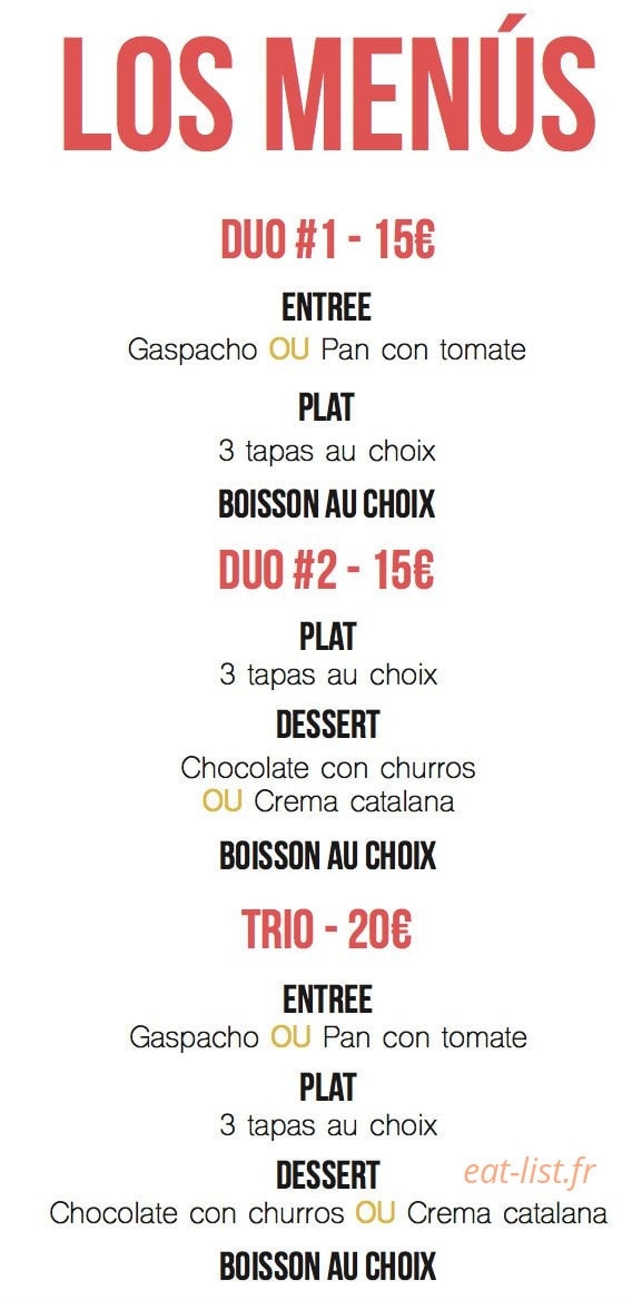 Tapasoif — carte page 2