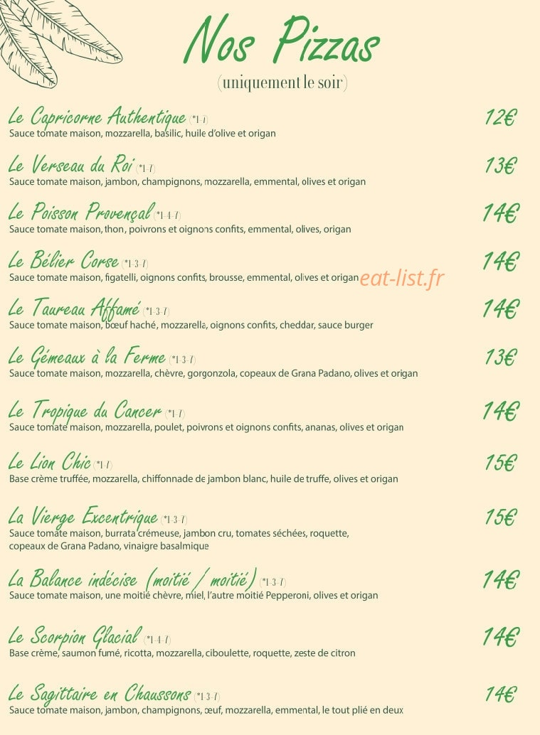 Tropicana — carte page 2