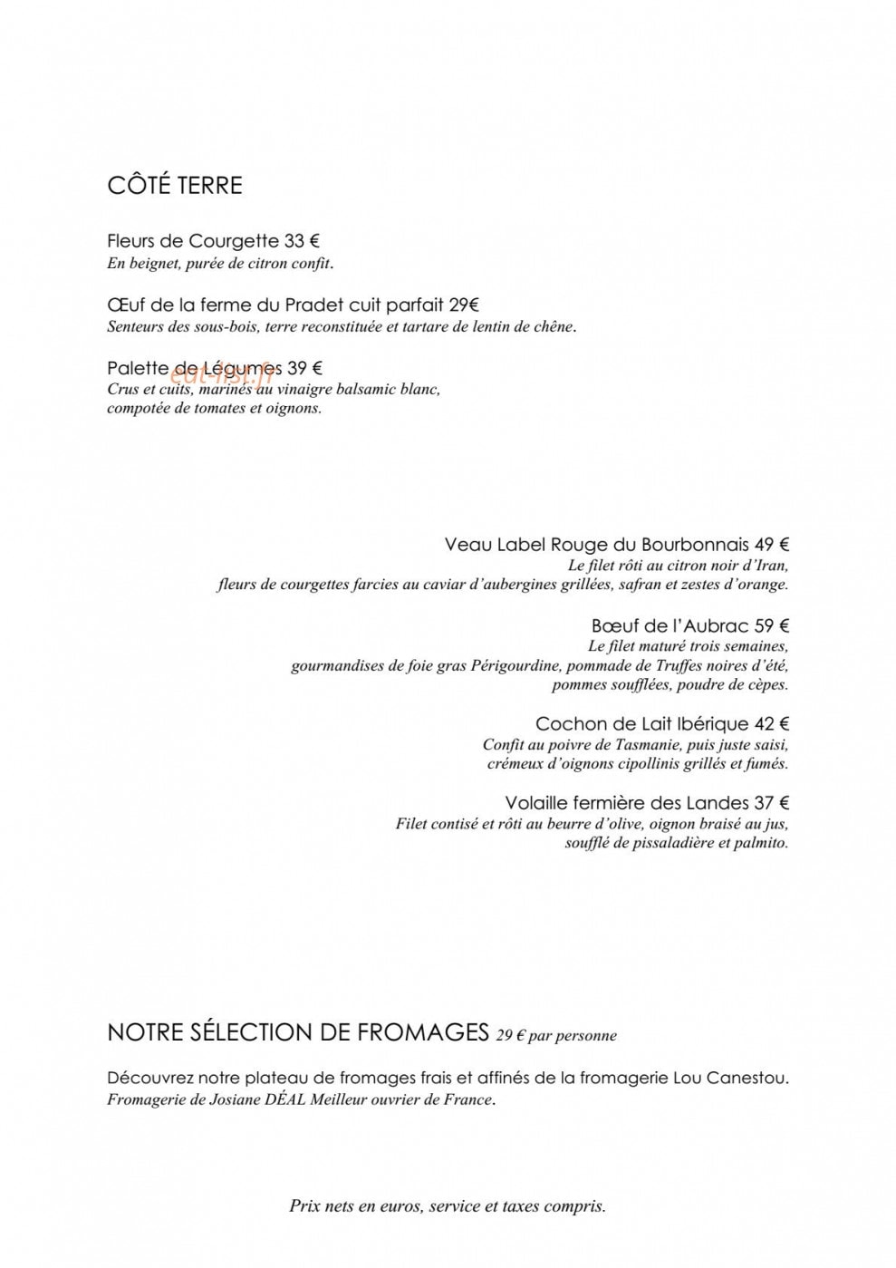 L'Olivier — carte page 6