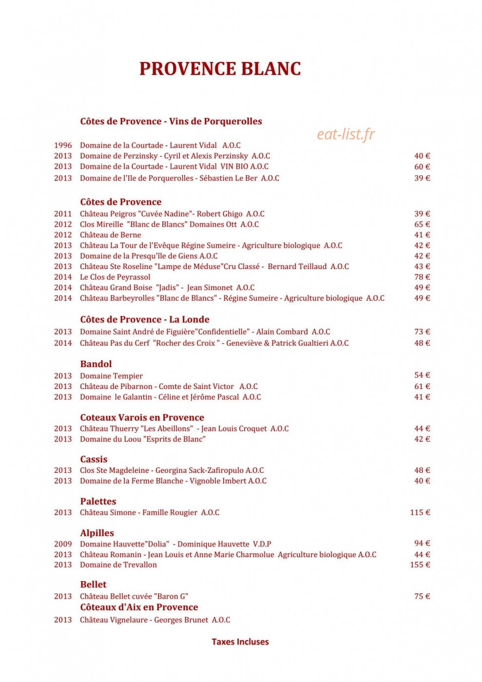L'Olivier — carte page 13