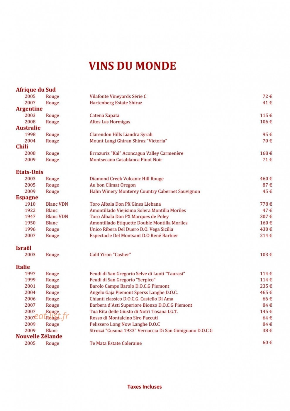 L'Olivier — carte page 19
