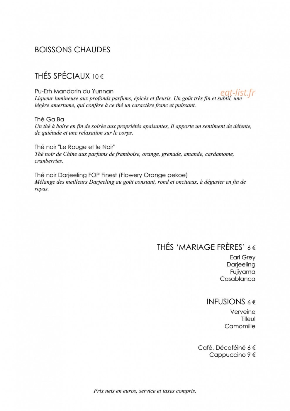 L'Olivier — carte page 2