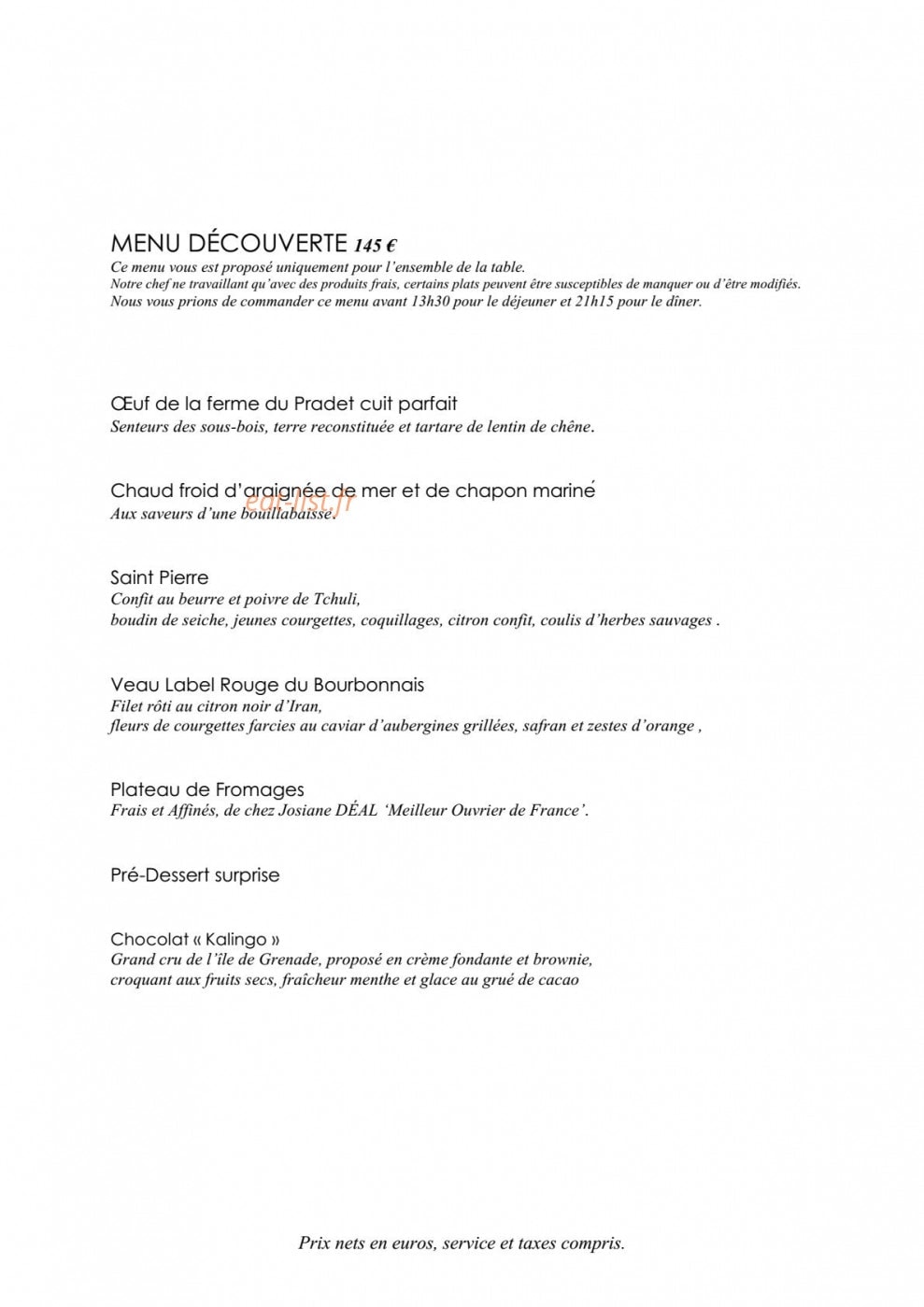 L'Olivier — carte page 3