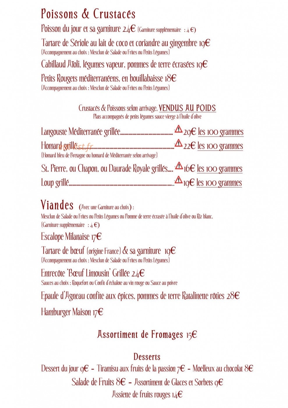 L'Olivier — carte page 9