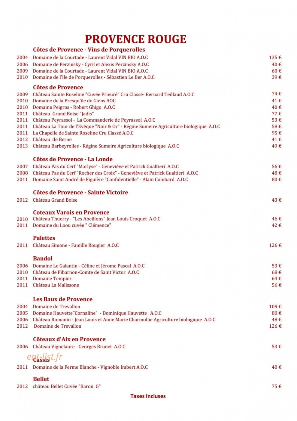 L'Olivier — carte page 14
